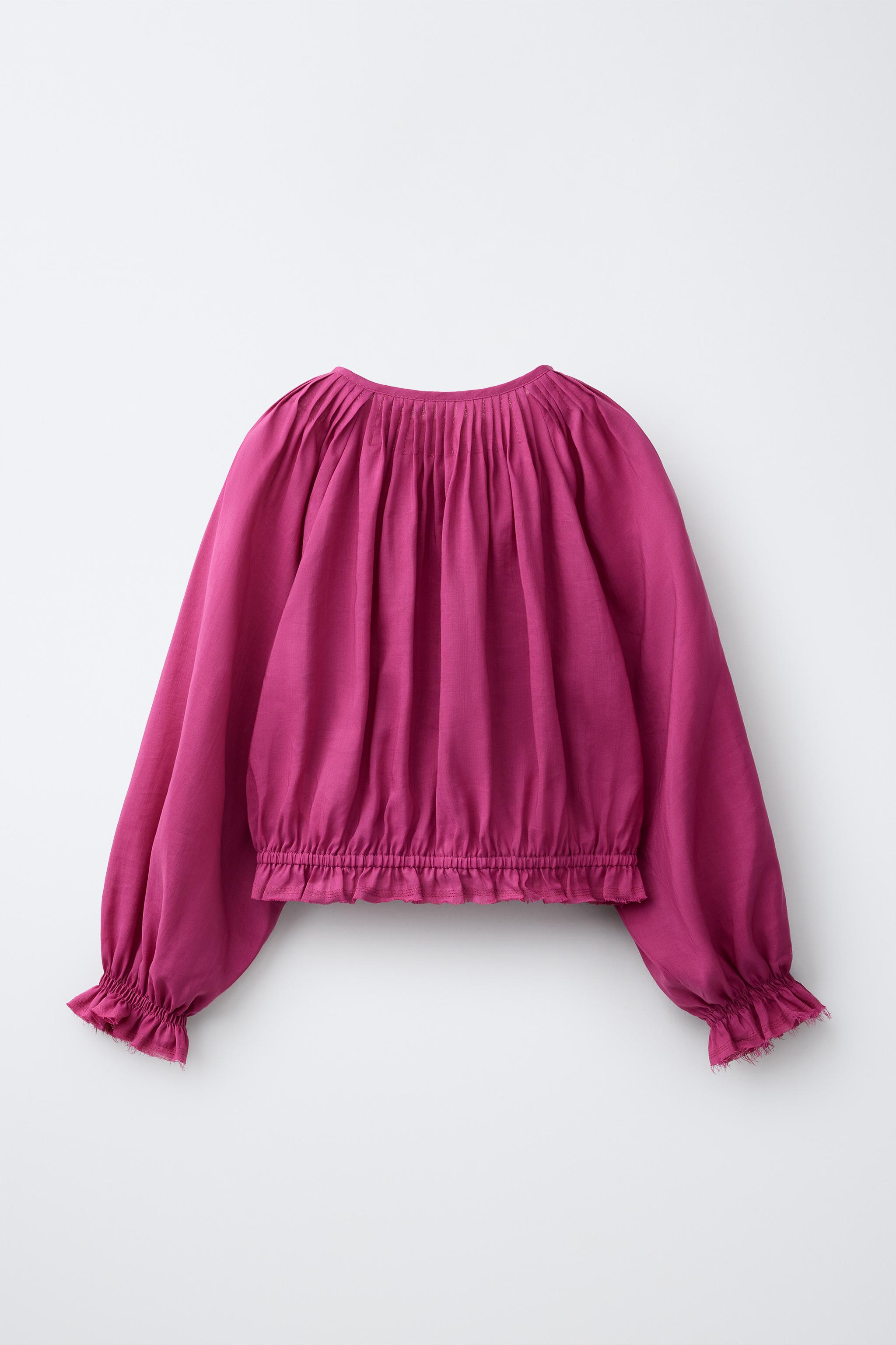 RAMIE PINTUCK BLOUSE